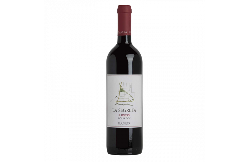 Vin italien de Sicile Rouge Planeta La Segreta Rosso 2019